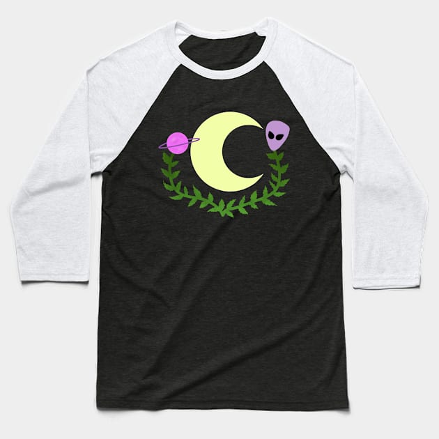 XTRATERRESTRIAL MOON VINE! Baseball T-Shirt by ShinyBat